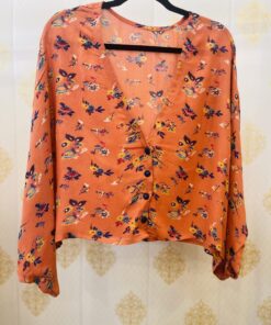 PRINTED OVERSIZED TOP