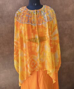 EMBROIDERED CAPE SUIT - SET OF 3