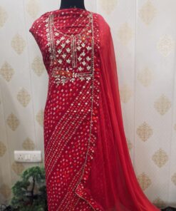 BANDHANI PRINTED COTTON SUIT- SET OF 3