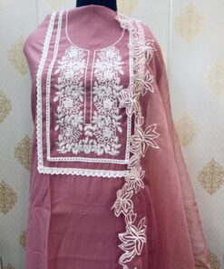 MUSLIN PAKISTANI STYLE SUIT - SET OF 3